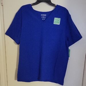 Scrubstar V-Neck Scrub Top - Royal Blue Unisex.   2